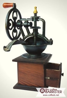 Antique Crank Handle Coffee Mill